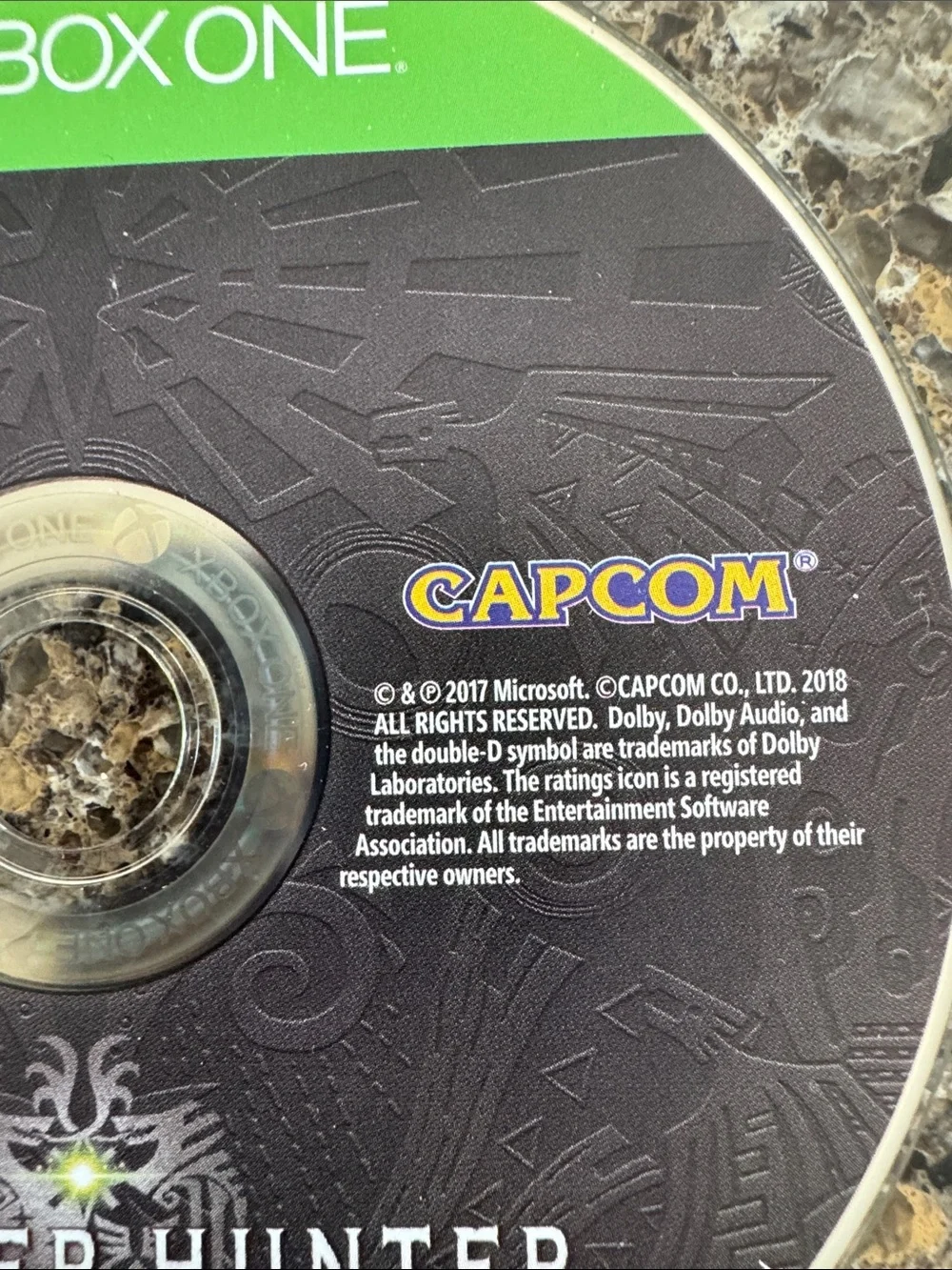 Xbox One Monster Hunter World Game Disc Capcom Like NEW